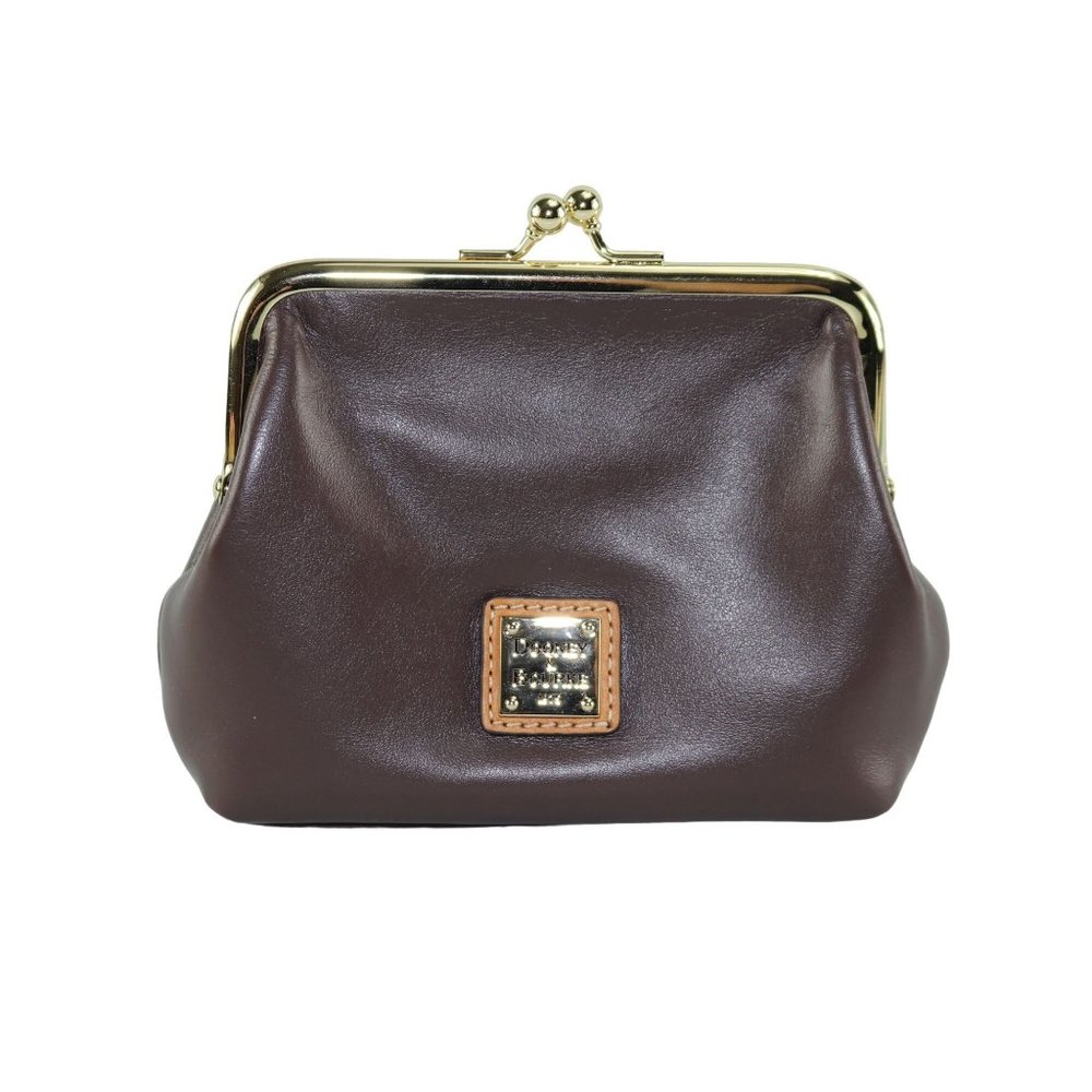 DOONEY & BOURKE Leather Coin Purse Pouch with Clasp